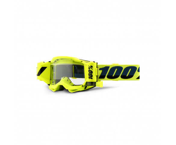 100%, ACCURI 2 FORECAST GLASÖGON YELLOW - CLEAR LENS, VUXEN