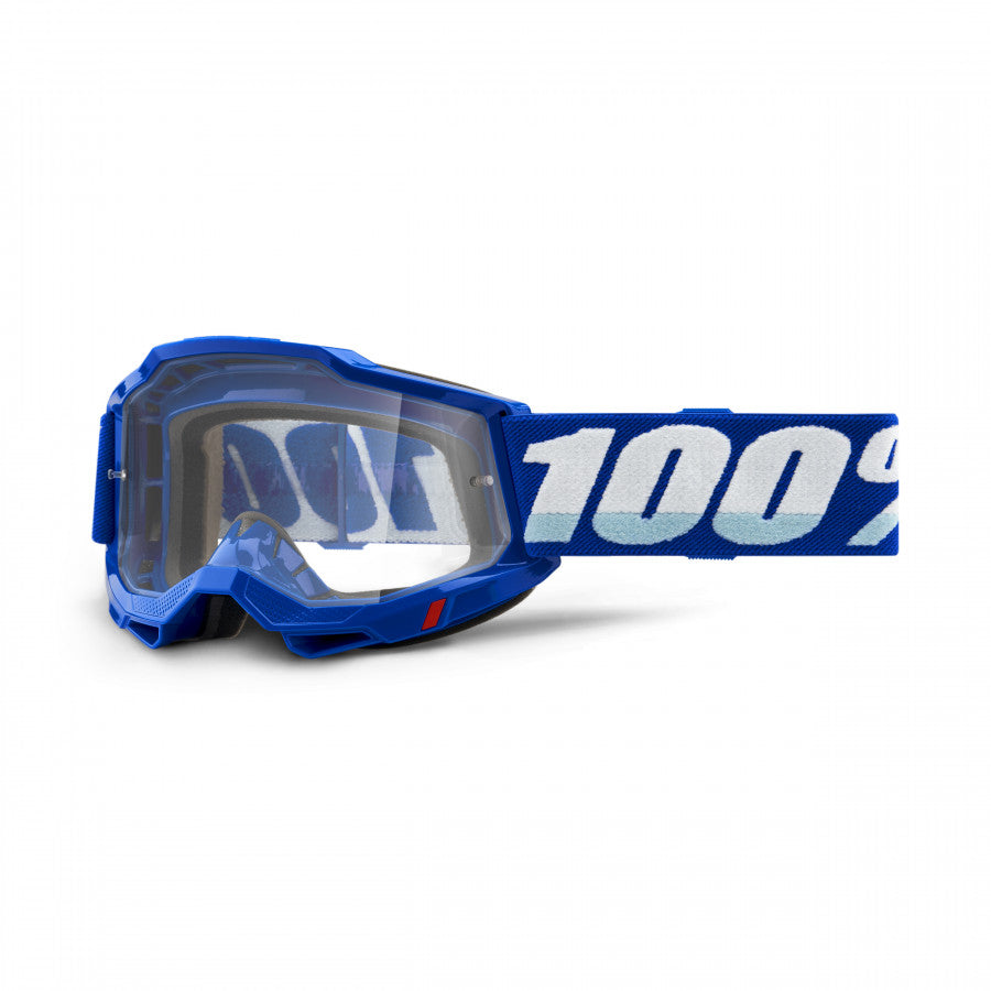 100%, ACCURI 2 GLASÖGON BLUE - CLEAR LENS, VUXEN