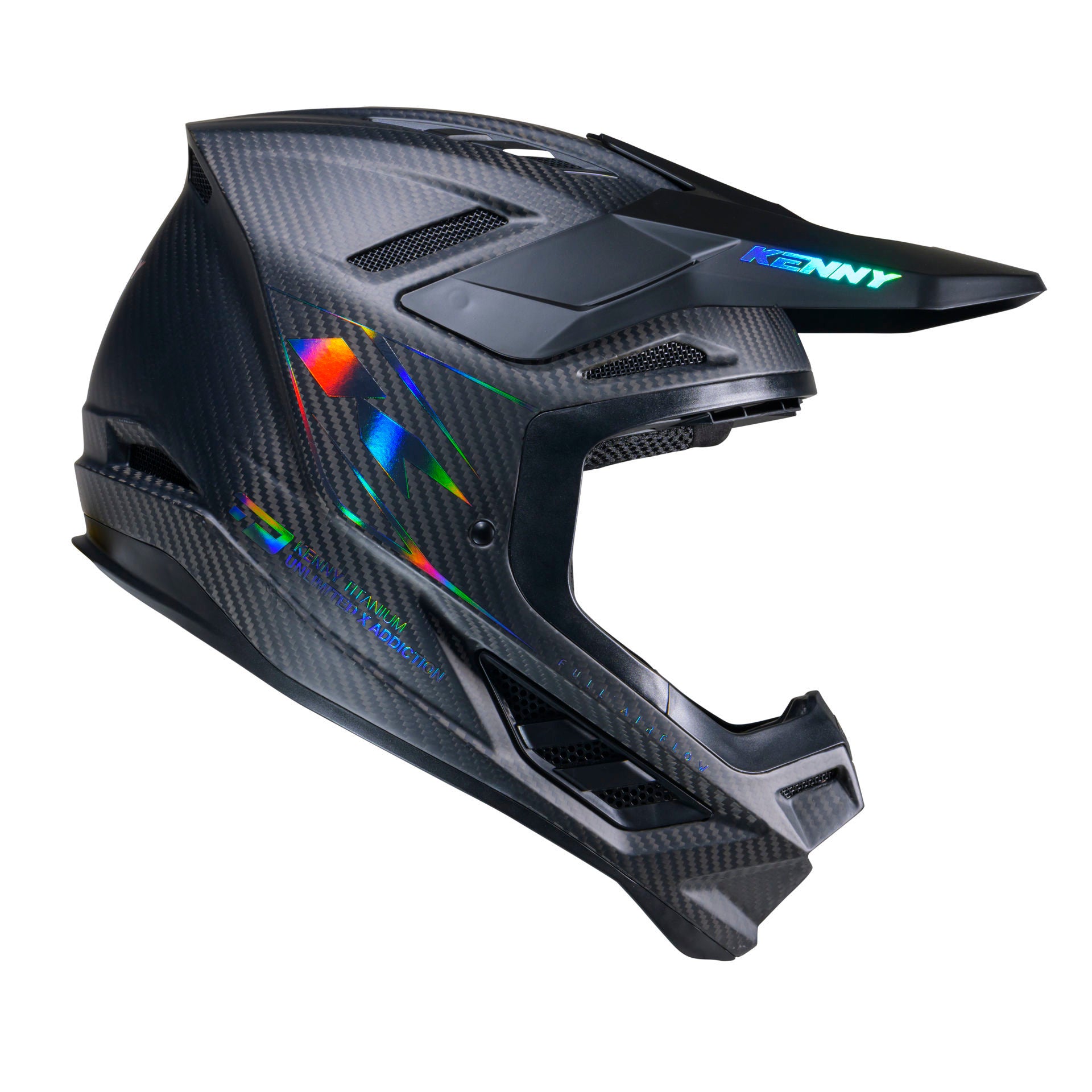 HELMET CARBON MATT HOLOGRAPHIC - KENNY