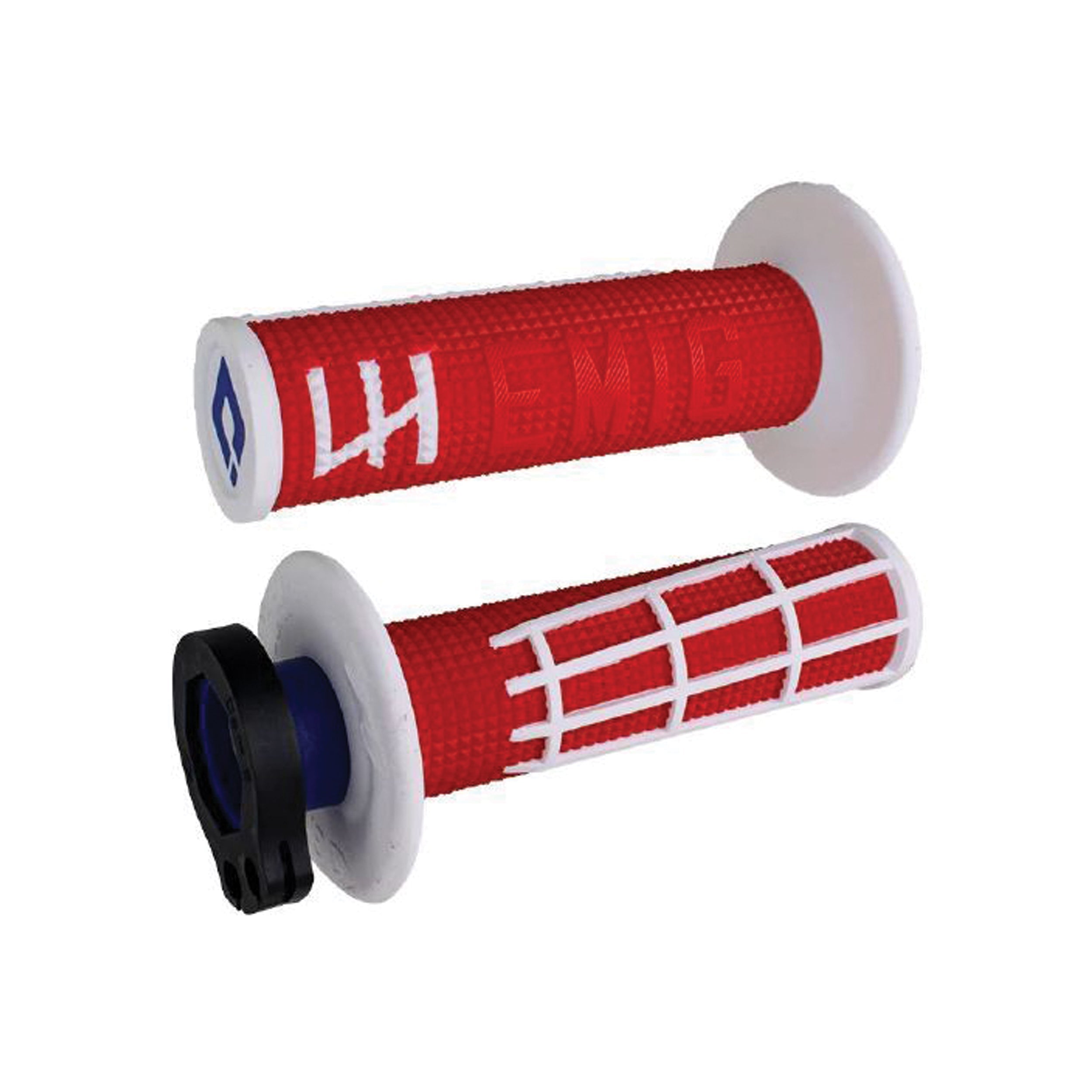 ODI EMIG 2.0 - V2 Lock-On Grip, Red/White