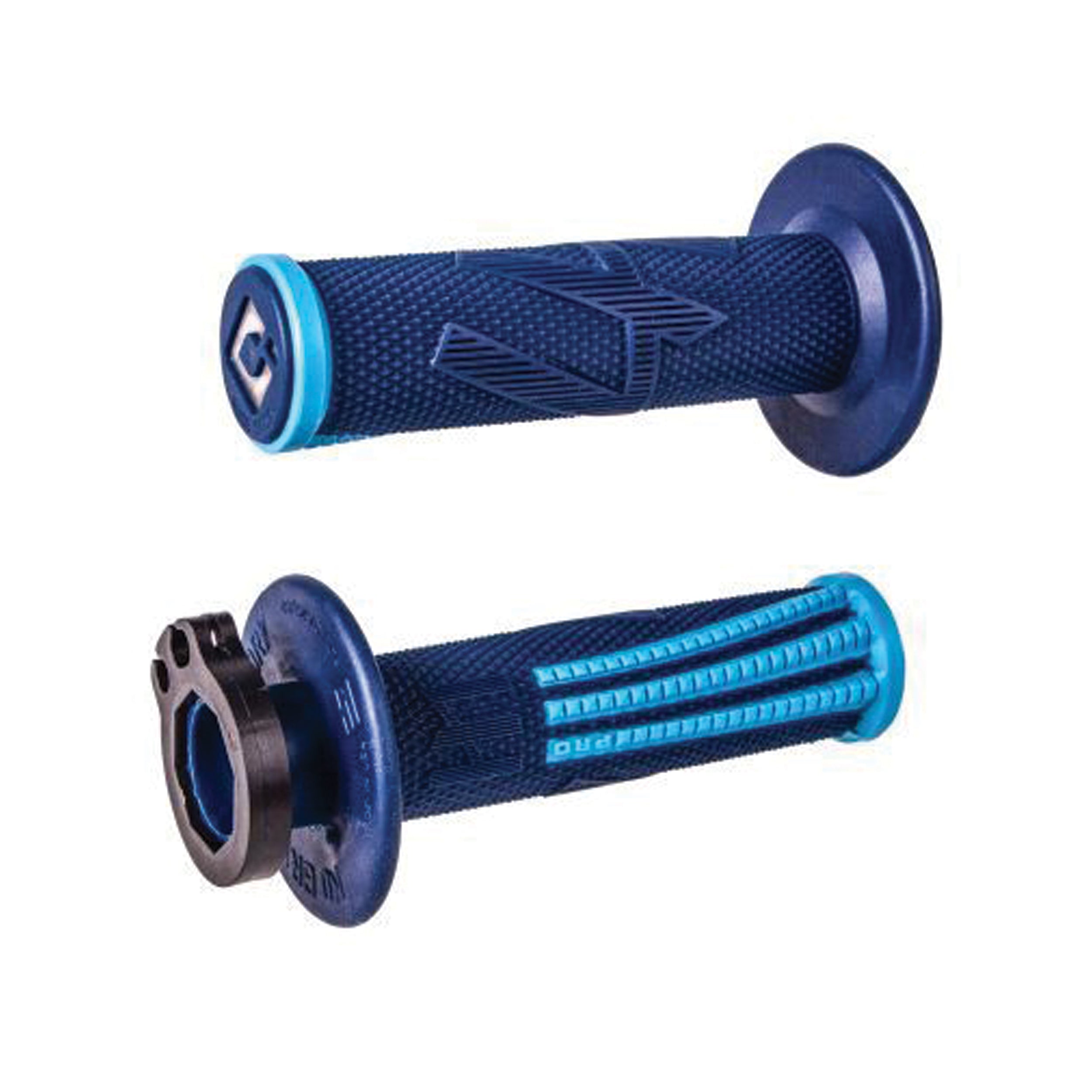 ODI Emig2 Pro V2 Lock-on Grip, 2 & 4 Stroke, Blue