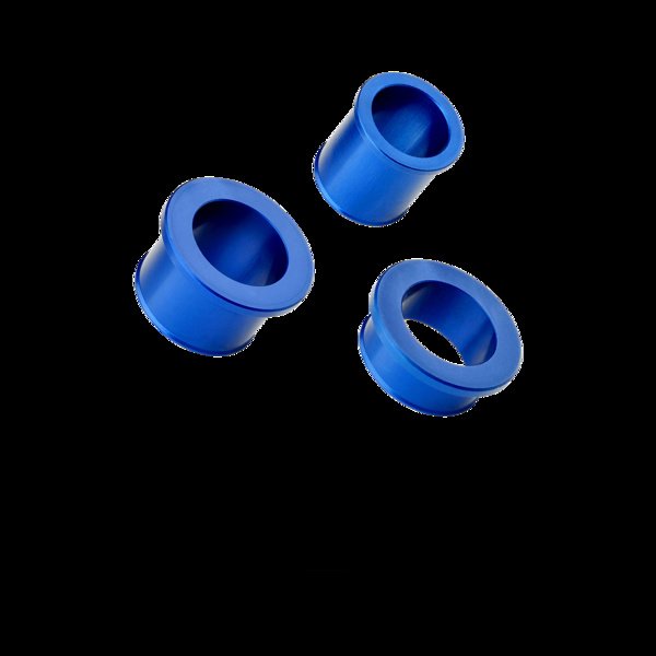 10619HUB SPACER FRONT/REAR WHEEL BLU