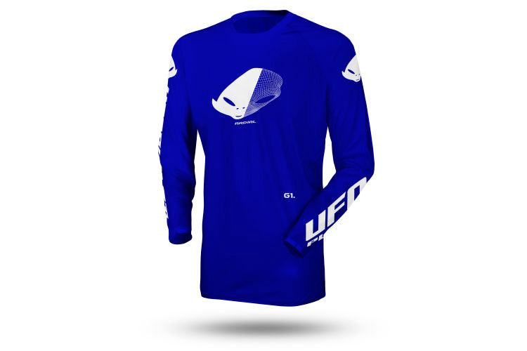 UFO Radial Slim Fit Jersey, Blue