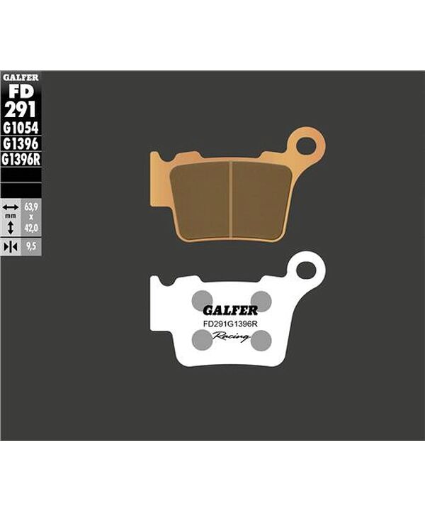 Galfer Bromsbelägg Racing Bak