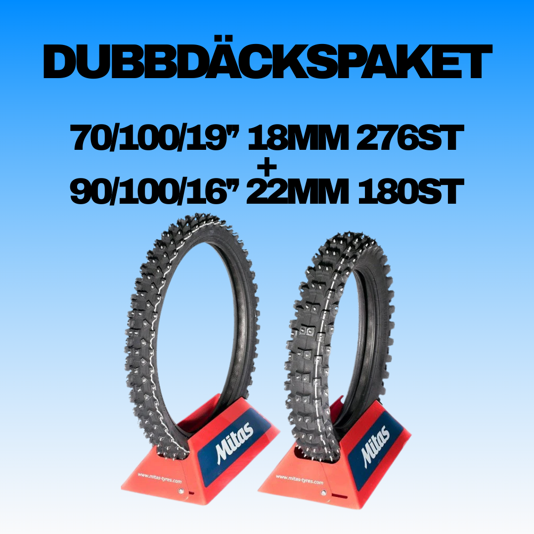 Dubbdäckspaket 19'' + 16''