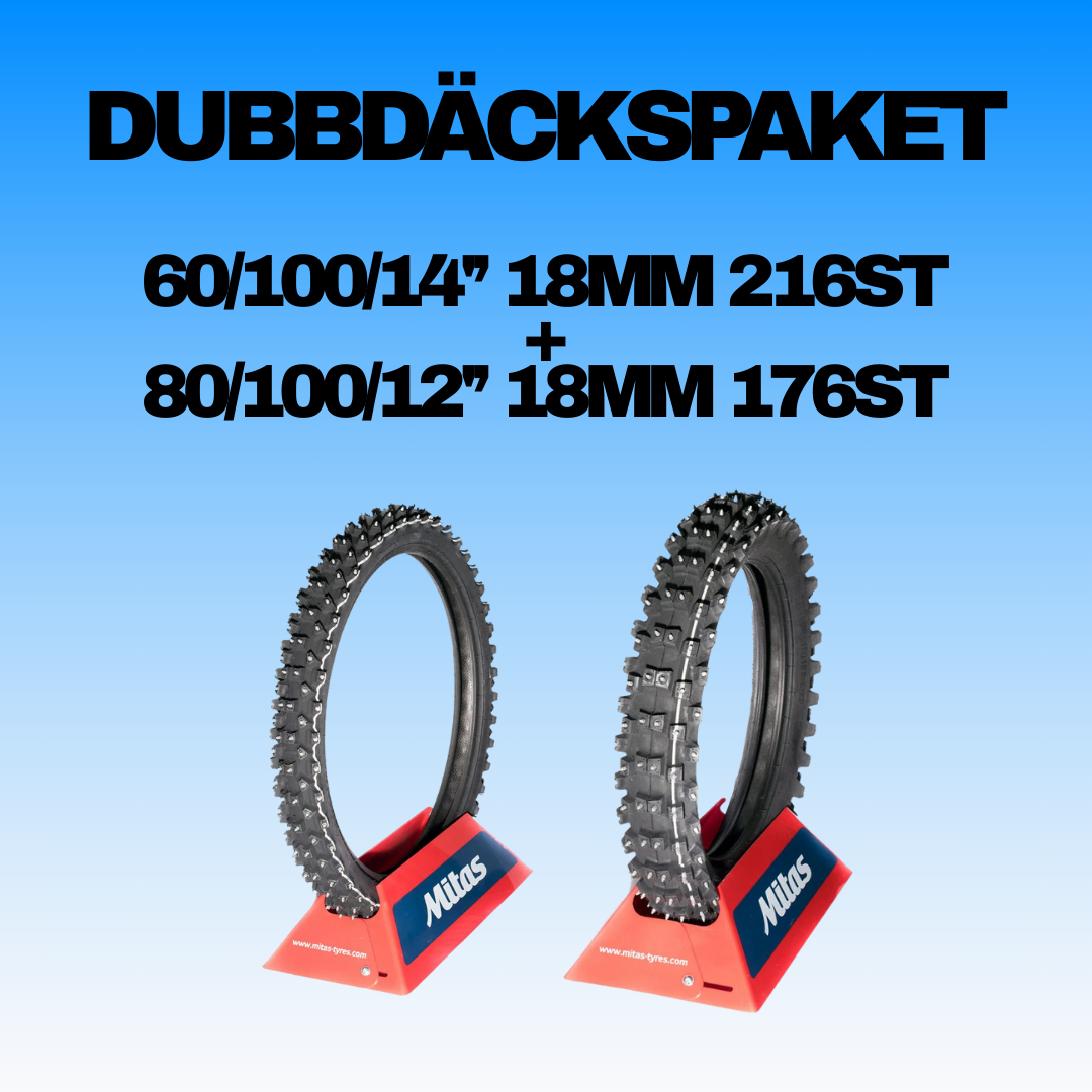 Dubbdäckspaket 12'' + 14''