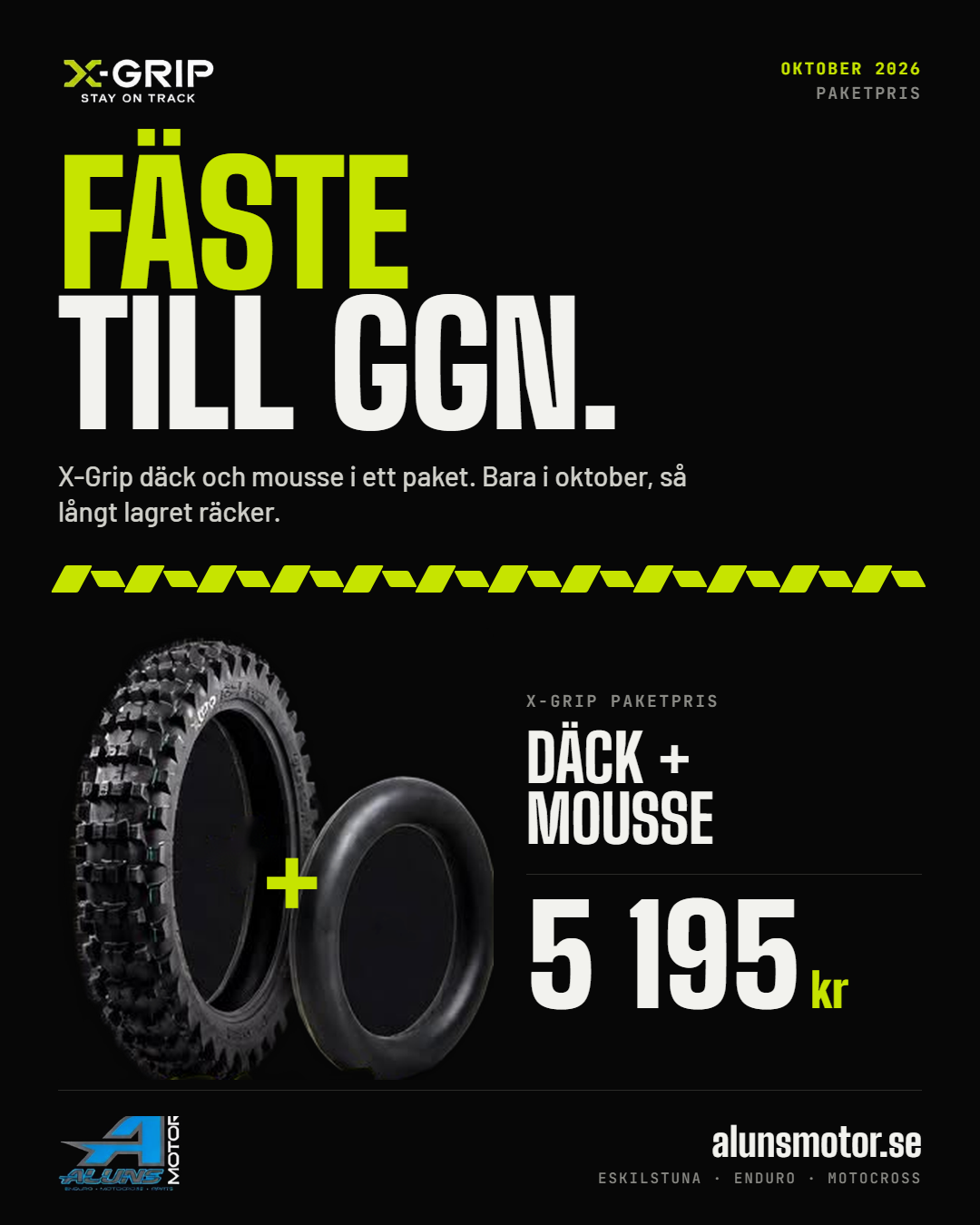 Däck + Moussepaket