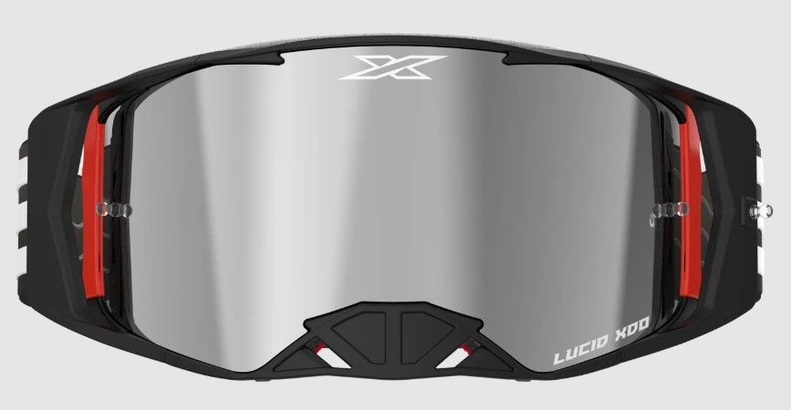EKS Lucid Goggle, Black, Silver Mirror Lens