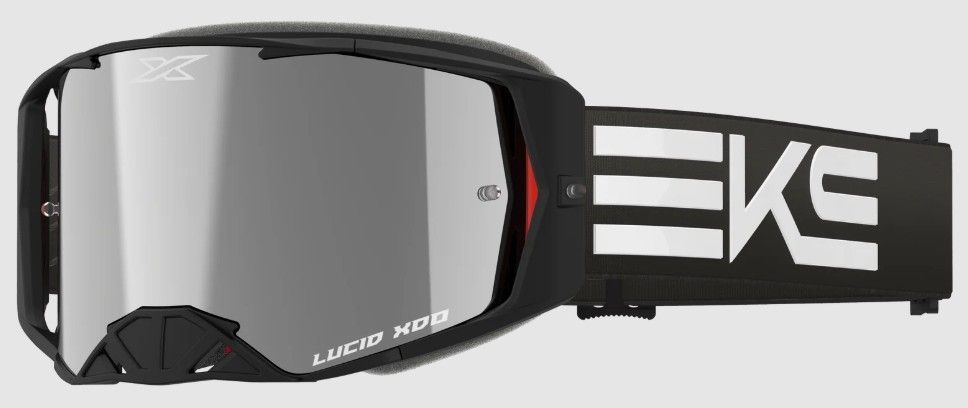 EKS Lucid Goggle, Black, Silver Mirror Lens