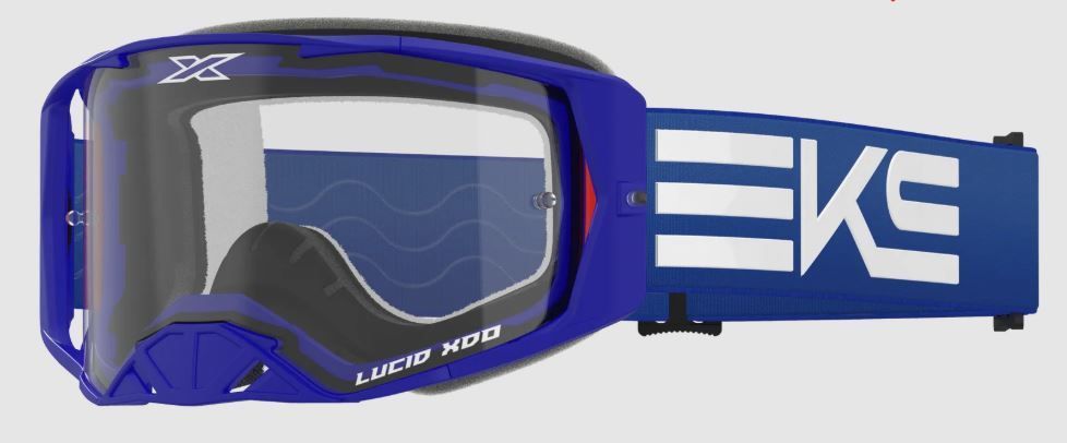 EKS Lucid Race Face Goggle, Blue