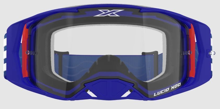 EKS Lucid Race Face Goggle, Blue